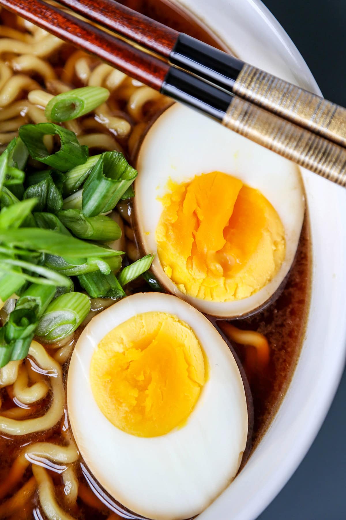 Ramen Egg - ajitsuke tamago - soy sauce egg an easy recipe for creamy soy sauce eggs for ramen noodles. #japanesefood #eggrecipe